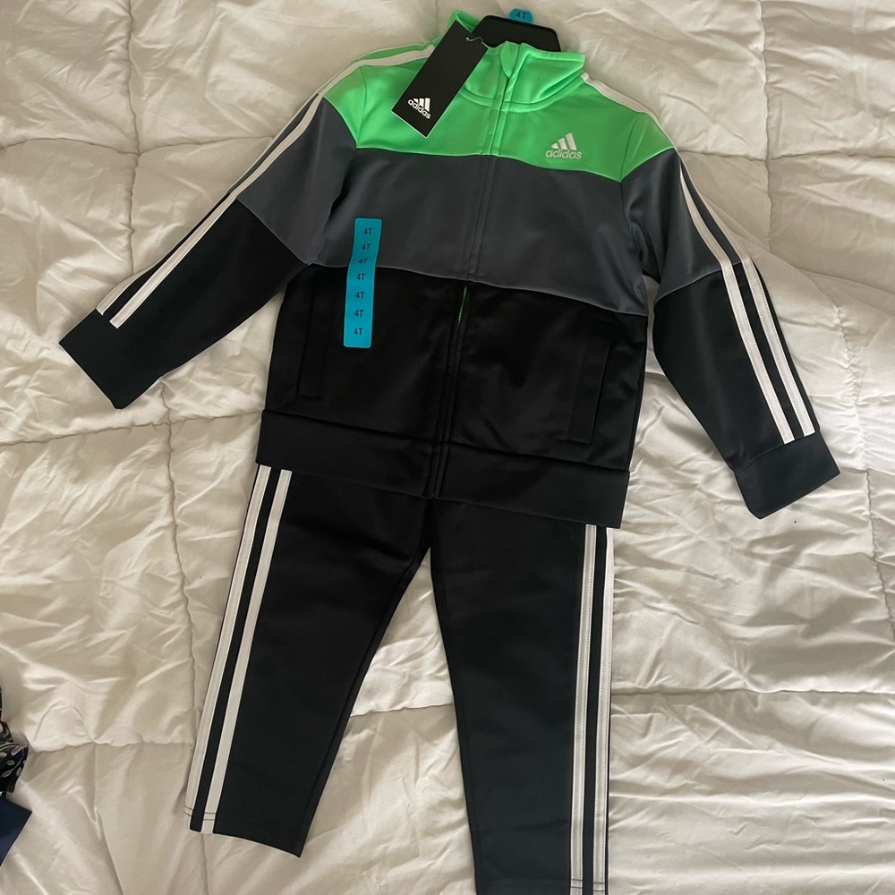 NWT 4T adidas tracksuit
